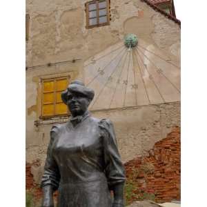  Statue of Marija Juric Zagorka, Zagreb, Croatia Premium 
