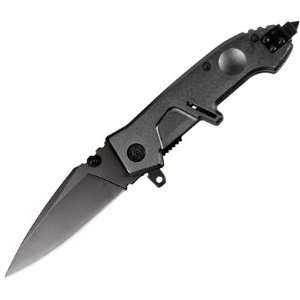Ambidextrous Spring Assisted Open S. Steel Blade Folding Camping Knife 