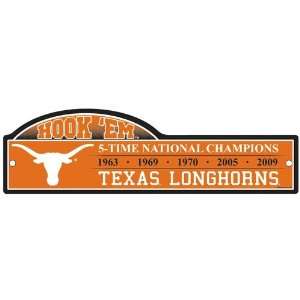  Texas Longhorns 2009 BCS National Champions Focal Orange 