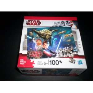  Star Wars The Clone Wars 100 Piece Puzzle Toys & Games