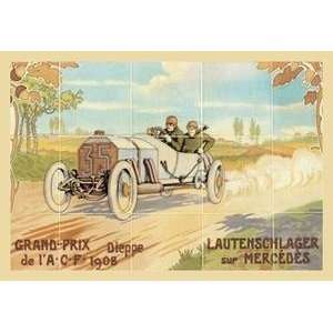  Vintage Art Grand Prix: Lautenschlager sur Mercedes 