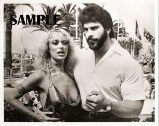 LOU FERRIGNO 8x10 With SYBIL DANNING At Cannes H312SD  