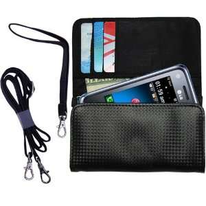  Black Purse Hand Bag Case for the LG Eigen with both a 