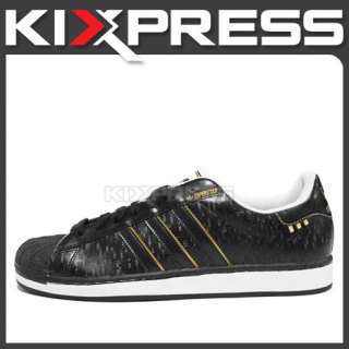Adidas Superstar II Mosaic Edition Black/Metallic Gold  