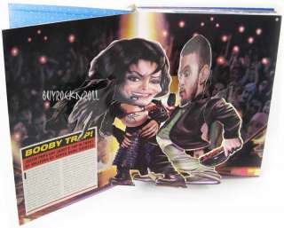 2006 Pop Up Artwork Celebrity Meltdowns Book   Michael Jackson Paris 