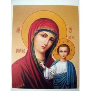  VIRGIN MARY MOTHER OF GOD MADONNA THEOTOKOS ORTHODOX ICON 