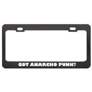 Got Anarcho Punk? Music Musical Instrument Black Metal License Plate 