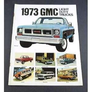  1973 73 GMC TRUCK BROCHURE 1500 2500 Pickup Jimmy 