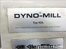 Used  WAB Willy A. Bachofen Dyno Mill, Model KDL, 316 S  