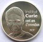 France 2009 Marie Curie 10 Euro Silver Coin,Proof
