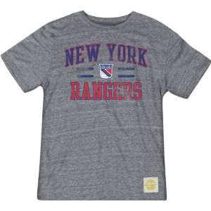   Rangers Tri Blend Classic Look Retro Logo T Shirt