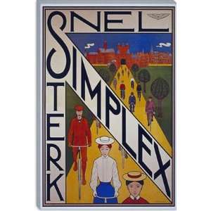 Snel Simplex Bicycle Advertising Vintage Poster Giclee 