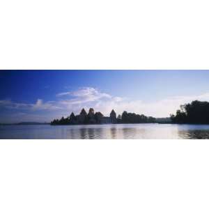 Buildings at the Waterfront, Vilnius, Trakai, Lithuania by Panoramic 