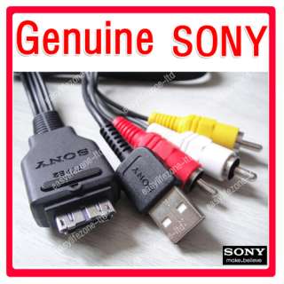 Sony VMC MD2 USB AV Cable Cyber Shot DSC W220 DSC W230  