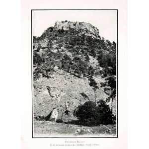  1910 Print Chundah Kaleh Armenian Castle Ali Dagh Vilayet 