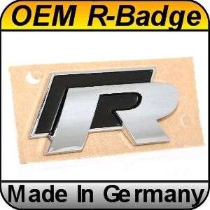 OEM VW Golf Scirocco Passat R Line Racing Rear Badge  