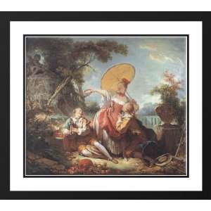  Fragonard, Jean Honore 32x28 Framed and Double Matted The 