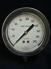 ASHCROFT TEST GAUGE 0   200 PSI AISI 316 TUBE & SOCKET 2 PSI SUBD WITH 