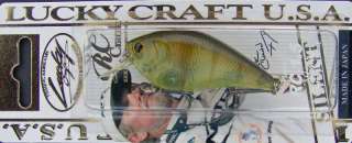 Lucky Craft RC 1.5 ~ Shallow Squarebill ~ Ghost Chartreuse Perch 
