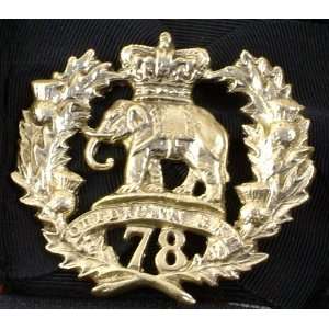  British 78th Regiment Cap Badge 