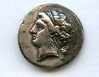 CIRCA 340 241 BC GREEK ITALY NEAPOLIS DIDRACHM AR RARE SILVER COIN 
