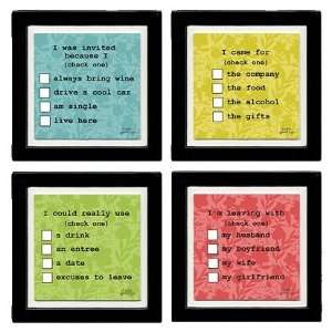  Set of Four Bar Exam©Anna Marie Horner Occasions Drink 