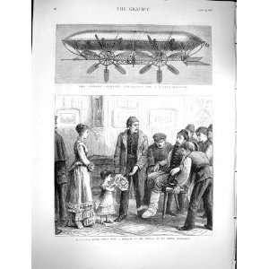  1878 Osman Pasha Hotel Bucharest Aerion Flying Machine 