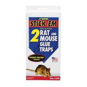   Stick Em Large Rat And Mouse Glue Trap, 2 Pack: Patio, Lawn & Garden