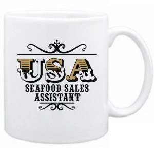  New  Usa Seafood Sales Assistant   Old Style  Mug 