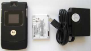 RB MOTOROLA V3 BLACK UNLOCKED AT&T T MOBILE GSM PHONE 723755937086 
