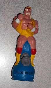 Vintage WWF Hulk Hogan Painted Statue 1991 RARE WWE  