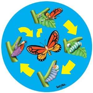  Tuzzles Life Cycle Puzzle   Butterfly: Toys & Games