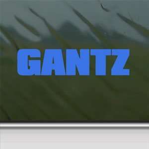  GANTZ Logo Blue Decal Movie Anime Cartoon Window Blue 