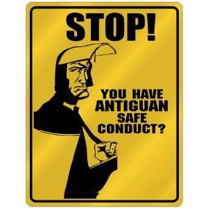 New  Stop   You Have Antiguan Safe Conduct  Antigua 