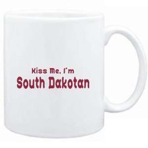  Mug White  KISS ME, I AM South Dakotan  Usa States 