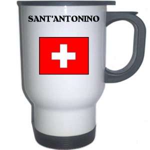  Switzerland   SANTANTONINO White Stainless Steel Mug 