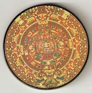 Black Aztec Calendar Geocoin Trackable  