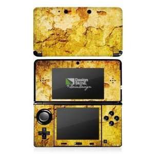   for Nintendo 3DS   Verwitterte Wand gelb Design Folie Electronics