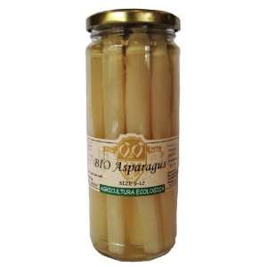 Vila & Vella Organic Spanish White Asparagus 8.8 oz. Jar  