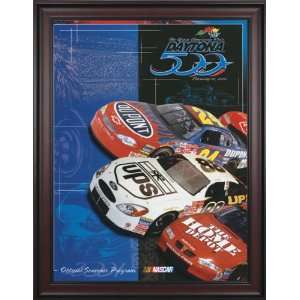  Mounted Memories Framed 36 x 48 43rd Annual 2001 Daytona 