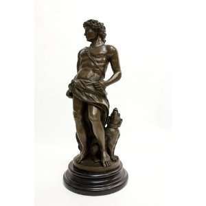  Bronze Apollo the Hunter Greek Mythology Sculpture