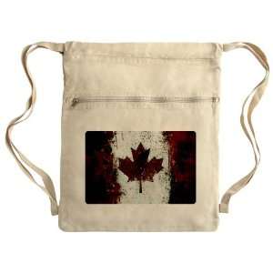   Bag Sack Pack Khaki Canadian Canada Flag Painting HD: Everything Else