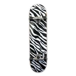 Speed Demon Zebra Complete Skateboard   7.6 in. Sports 