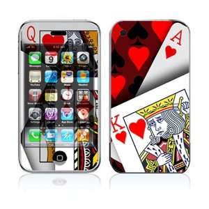  Apple iPhone 3G, 3Gs Decal Skin   Royal Flush Everything 