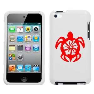  APPLE IPOD TOUCH ITOUCH 4 4TH RED TURTLE ON A WHITE HARD 