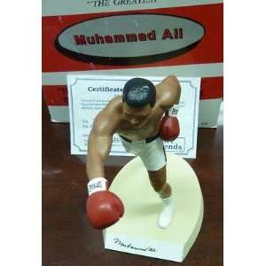  Muhammad Ali Hand Signed Salvino Figurine Autographed 