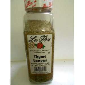 La Flor Thyme Leaves 6 Oz Grocery & Gourmet Food