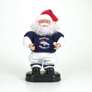    Denver Broncos New Animated Dancing Santa Claus