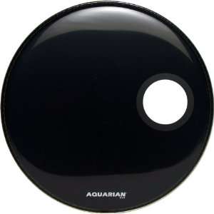  Aquarian Drumheads SMPTCC22BK Offset Ported Bass 22 inch 