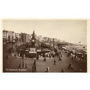   Vintage Postcard The Aquarium Brighton England UK 